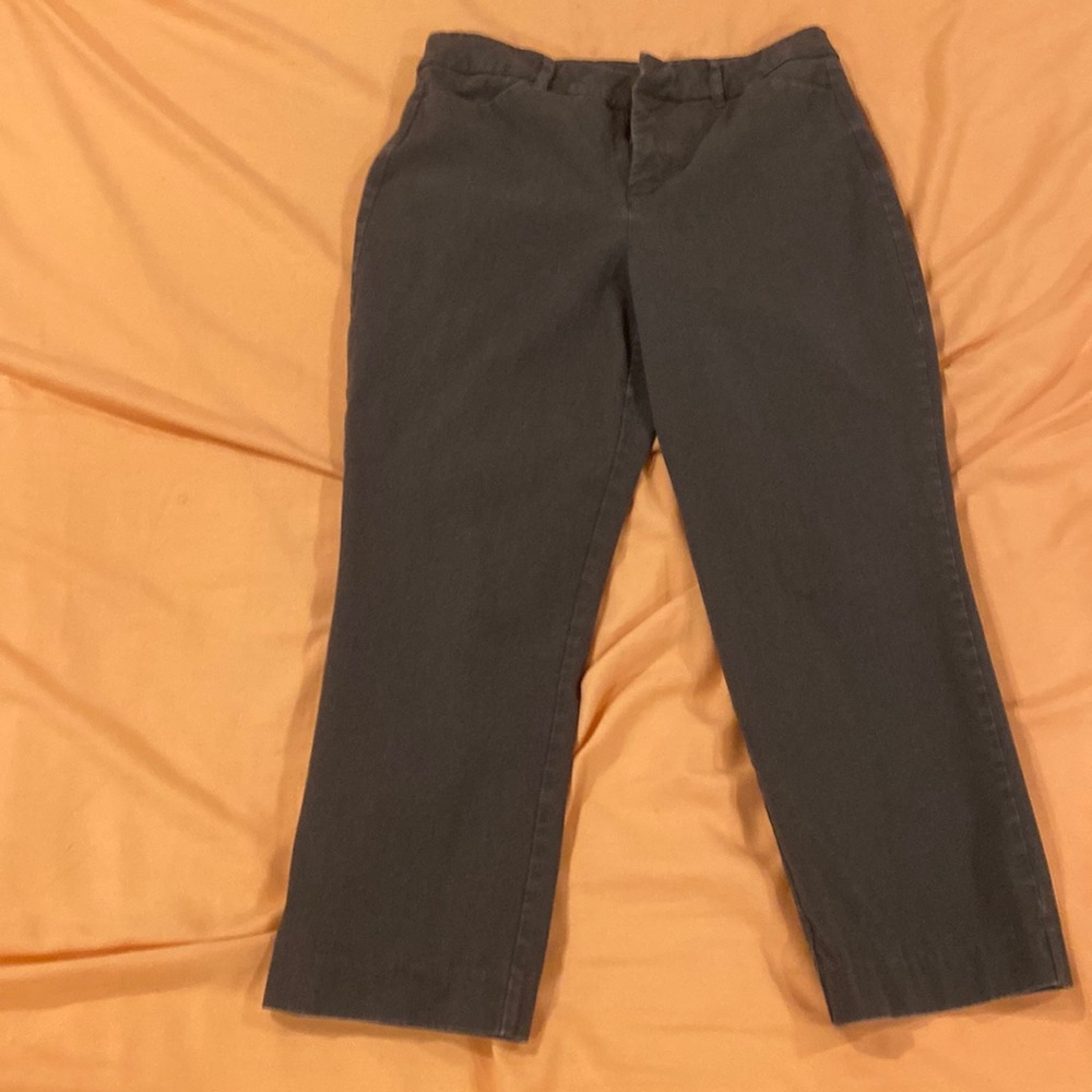 Old Navy high rise Capri style pixie pants- Dark Grey